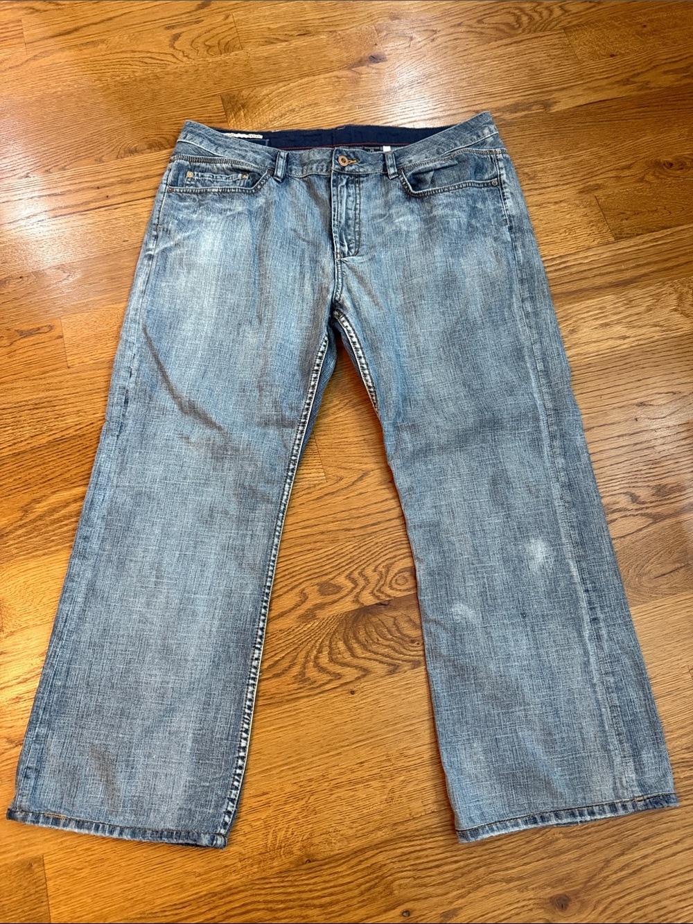 Buffalo David Bitton Game Jeans Mens 38x32 Relaxed Bootcut Y2K Denim